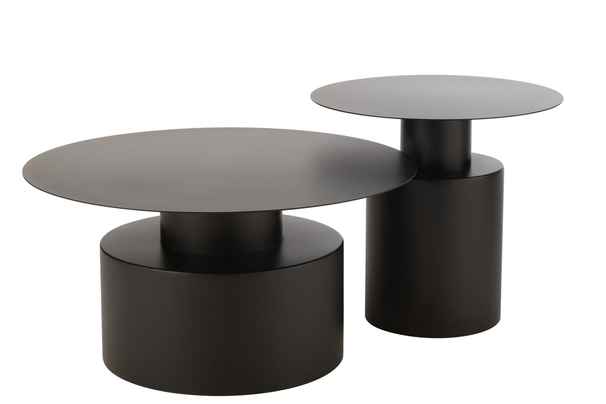 Table Basse Métal Noir Moderne