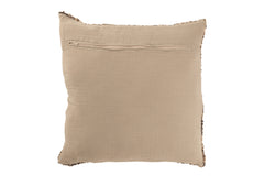 Kissen Tweed Acryl Braun Beige