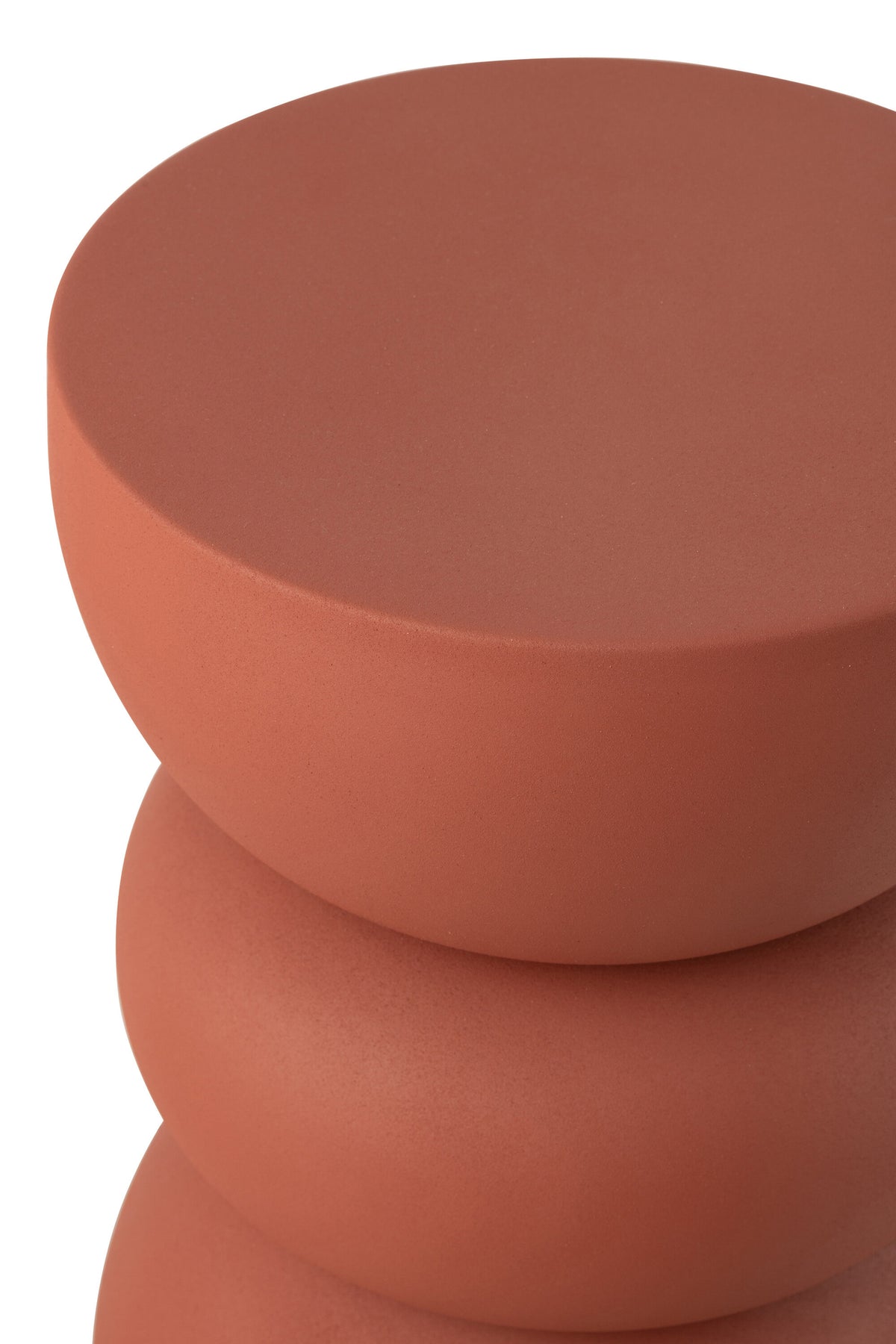 Beistelltisch Eisen Rostfarben Orange
