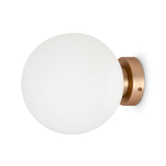 Basic form Wandleuchte goldfarben