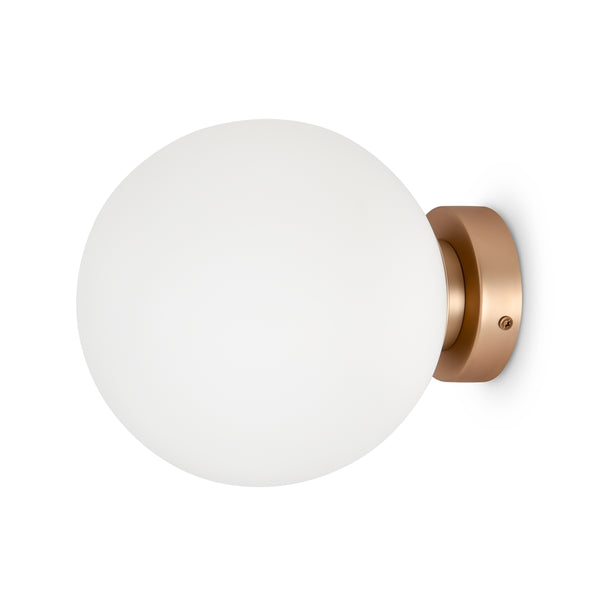 Basic form Wandleuchte goldfarben