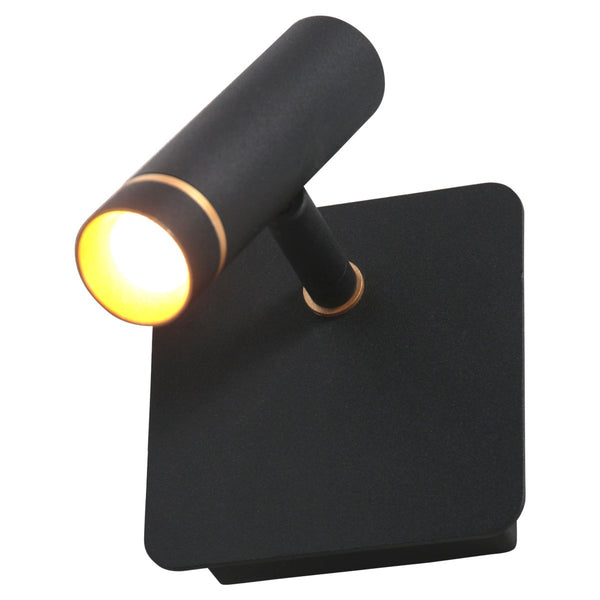 Wandleuchte Lumo schwarz