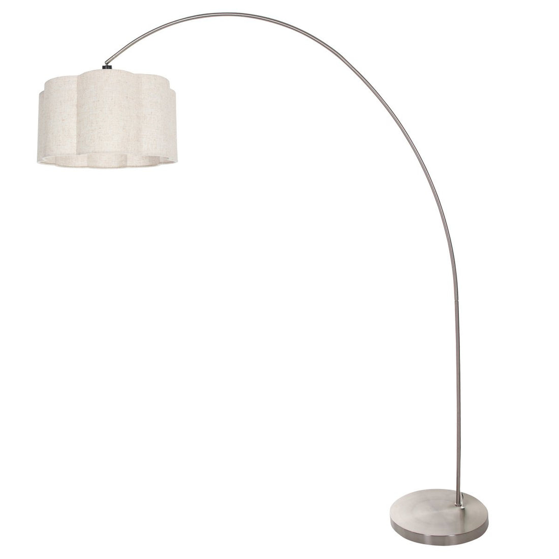 Lampadaire salon | FloraWave Argenté Ø40 cm