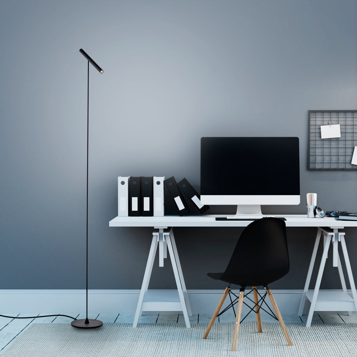 Lampadaire Pure-Tutua noir