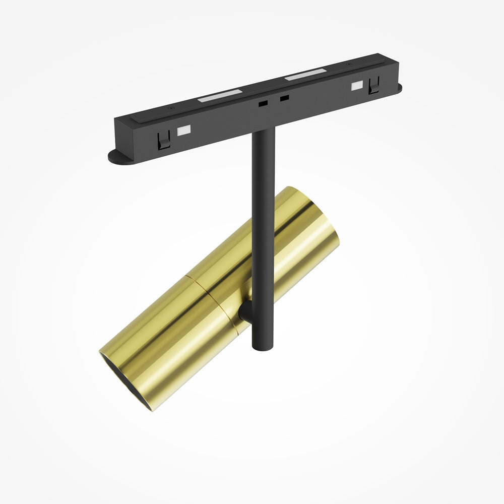 Vue trois quarts du module complet avec son adaptateur de rail noir
