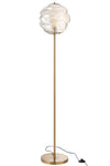 Lampe Sol Verre Cognac