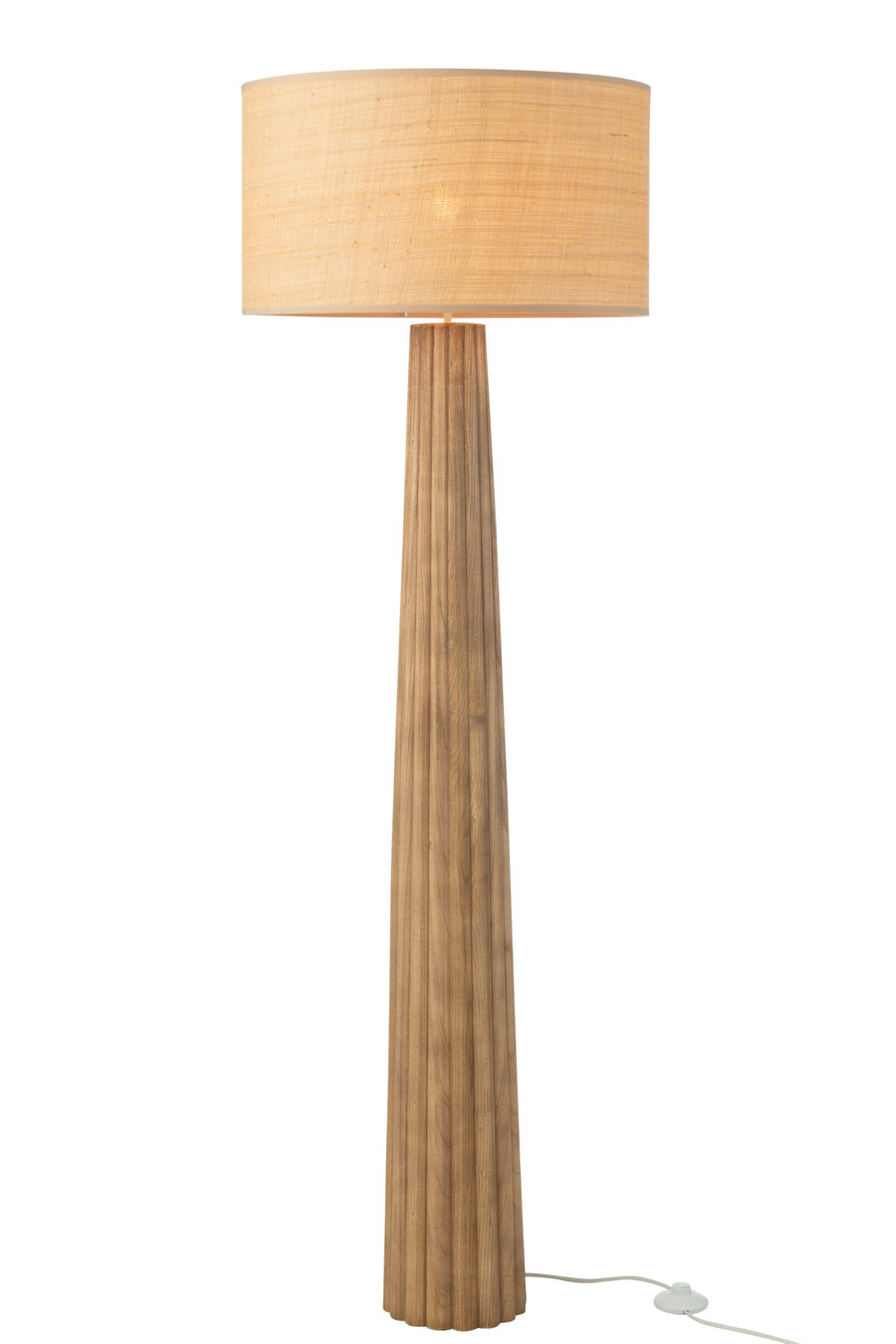 Lampadaire Parapluie en bois d'ailante naturel