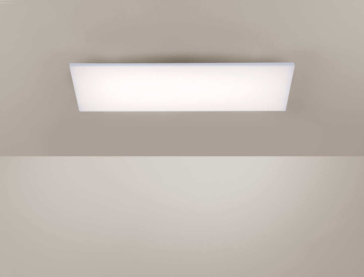 Plafonnier Frameless blanc, P 60 cm