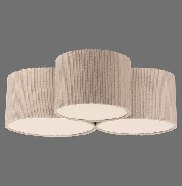 Plafonnier Green Duro 3 lumières beige