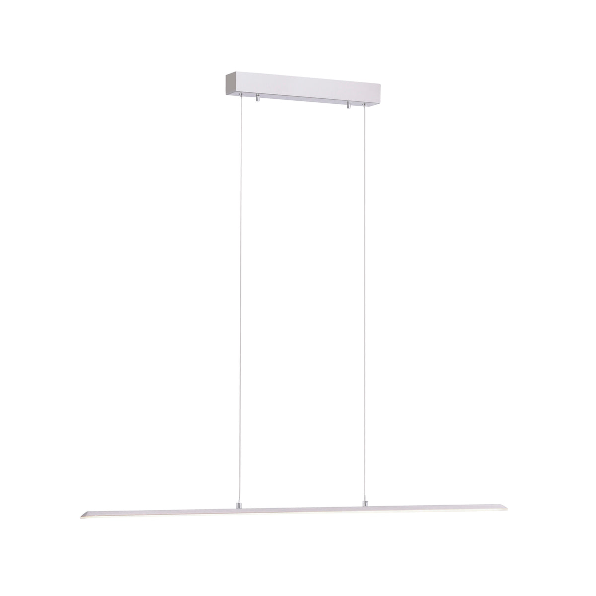 Suspension Pure-Lite argentée, P 100 cm