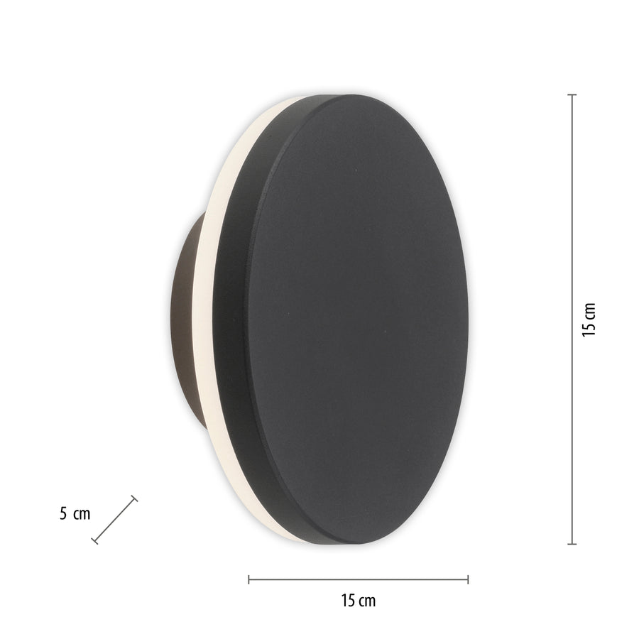 Applique murale Puntua anthracite