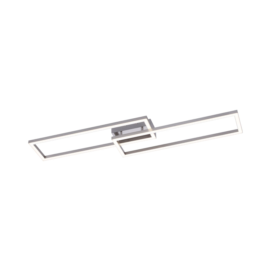 Plafonnier Lolasmart-Maxi acier, L 26 cm