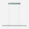 Lineare LED-Stablampe 160 cm aus champagnerfarbenem Stahl mit Gestensteuerung, Esszimmer | Fluxy