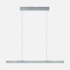 Lineare LED-Stablampe 160 cm aus champagnerfarbenem Stahl mit Gestensteuerung, Esszimmer | Fluxy