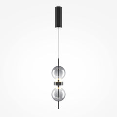 Double Moon Pendelleuchte schwarz