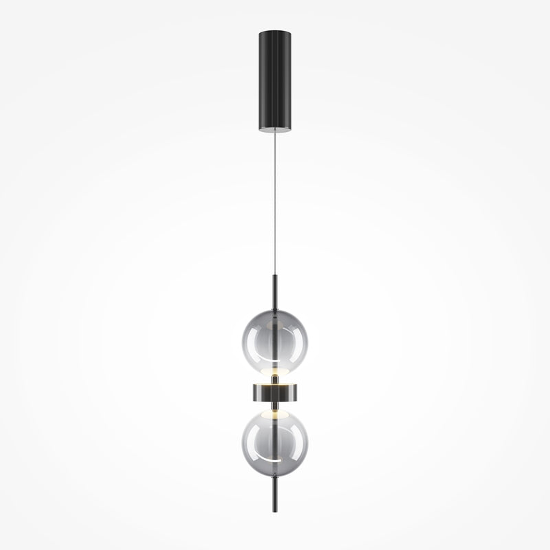 Double Moon Pendelleuchte schwarz
