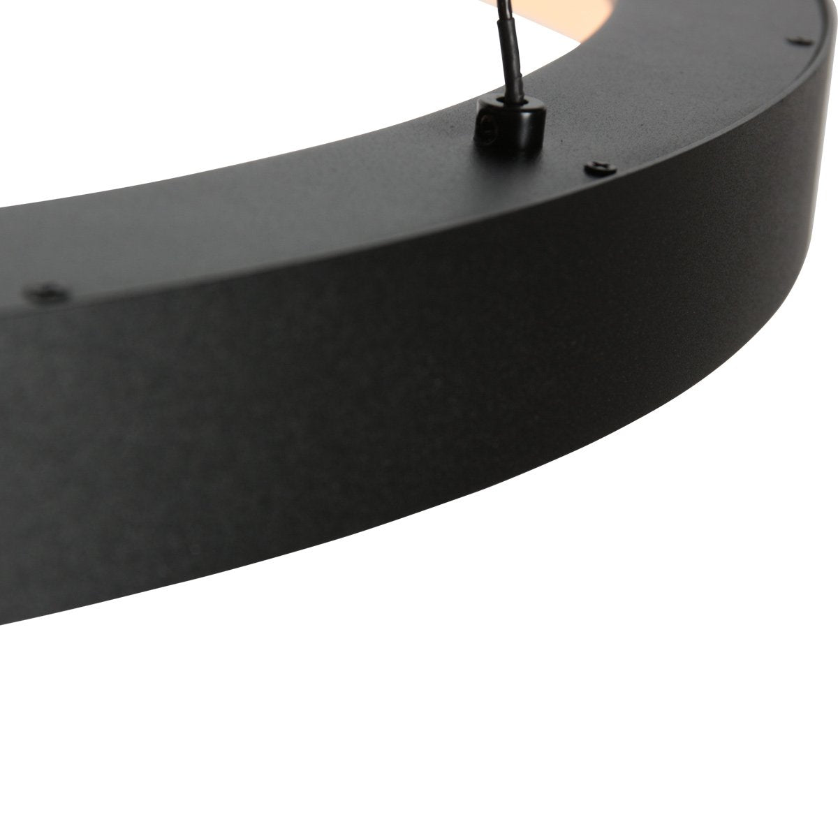 Suspension luminaire Ringlede noir