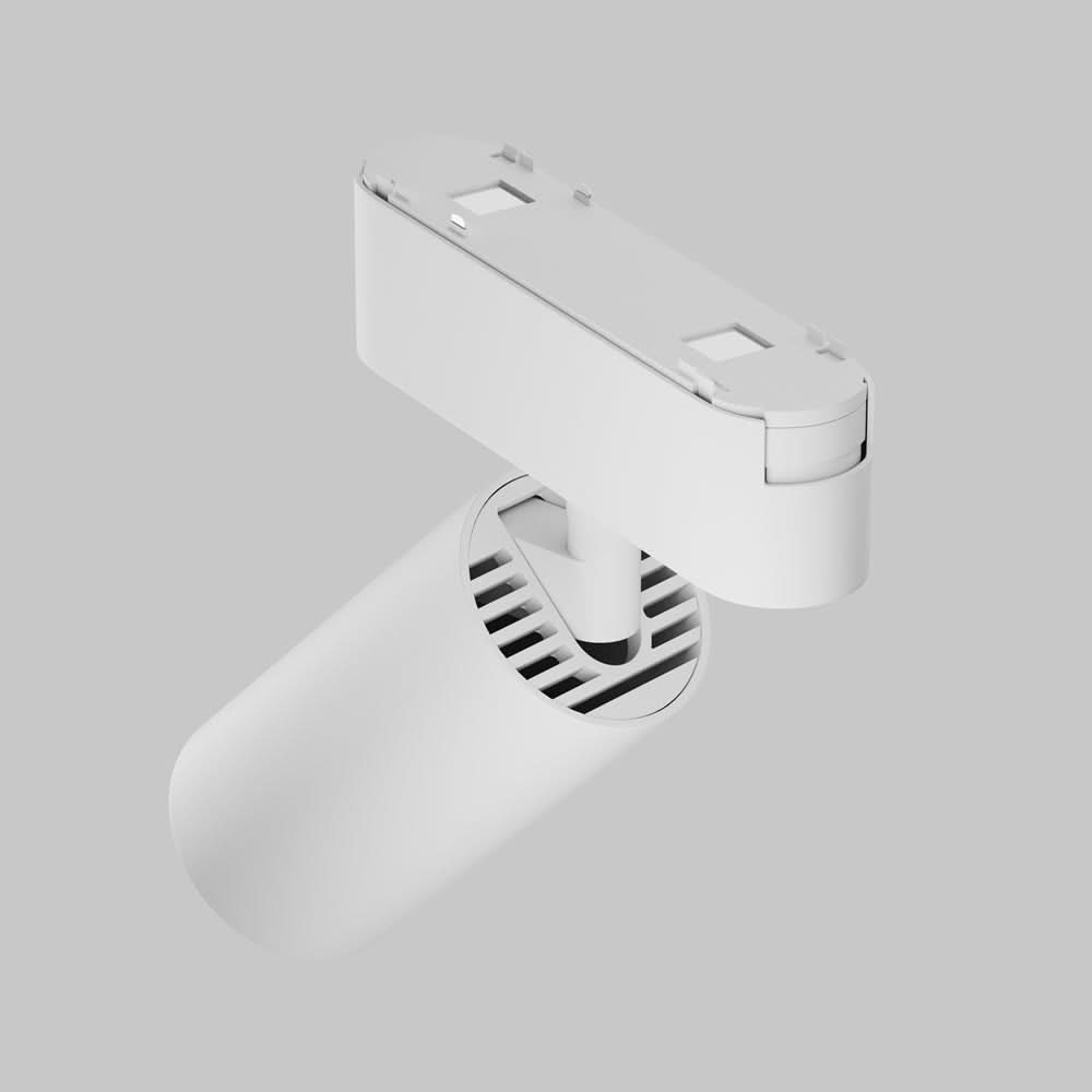 Détail de l'adaptateur et du rail, grille d'aération et fixation au plafond.