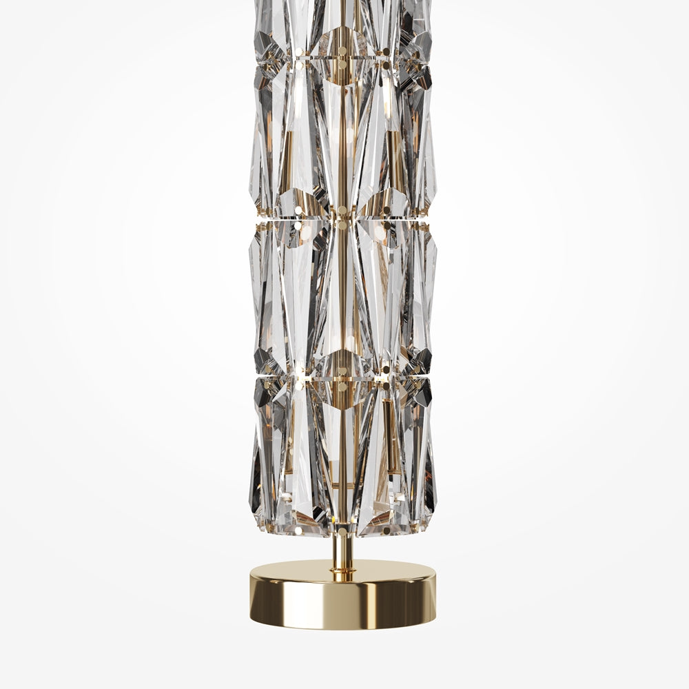 Puntes Stehlampe goldfarben