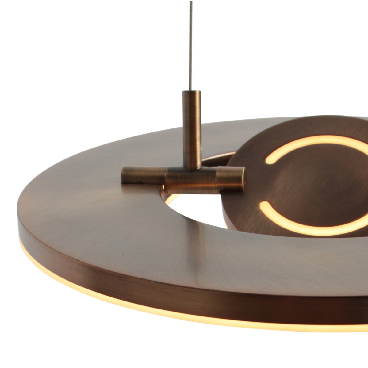 Suspension luminaire Soleil2 bronze
