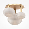 Goldfarbene Deckenleuchte Reels