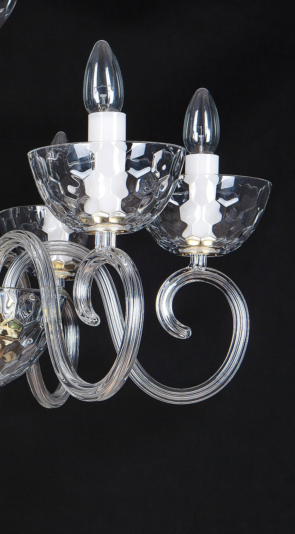 Lustre en verre transparent EL225607