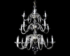 Kronleuchter aus transparentem Glas LW513200100G