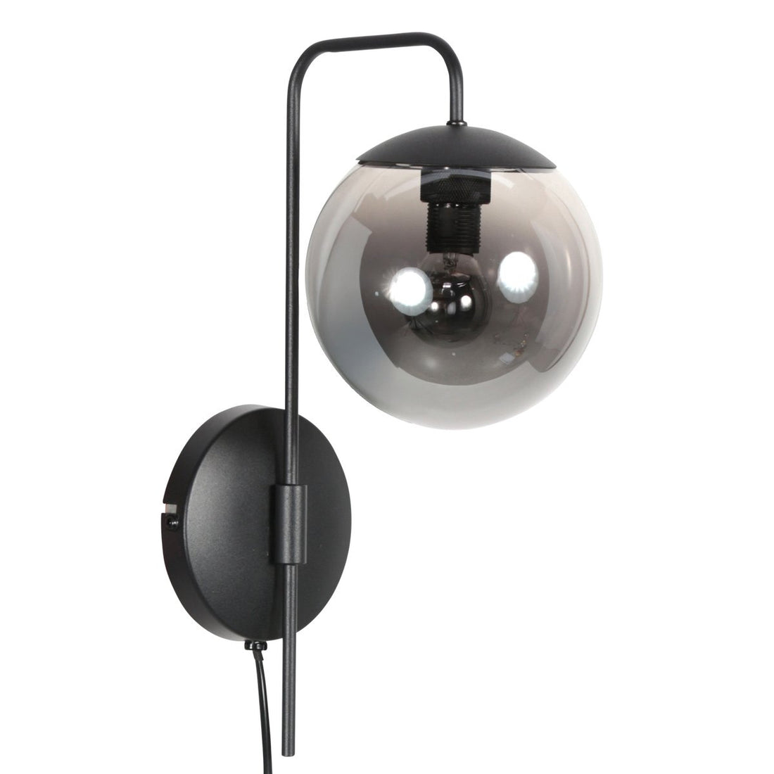 Wandleuchte Bollique schwarz