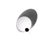 Applique murale LED Eclipse Ellipse en aluminium, blanc, Ø 60 cm