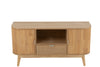 Kleiner runder Schrank natur | Helo