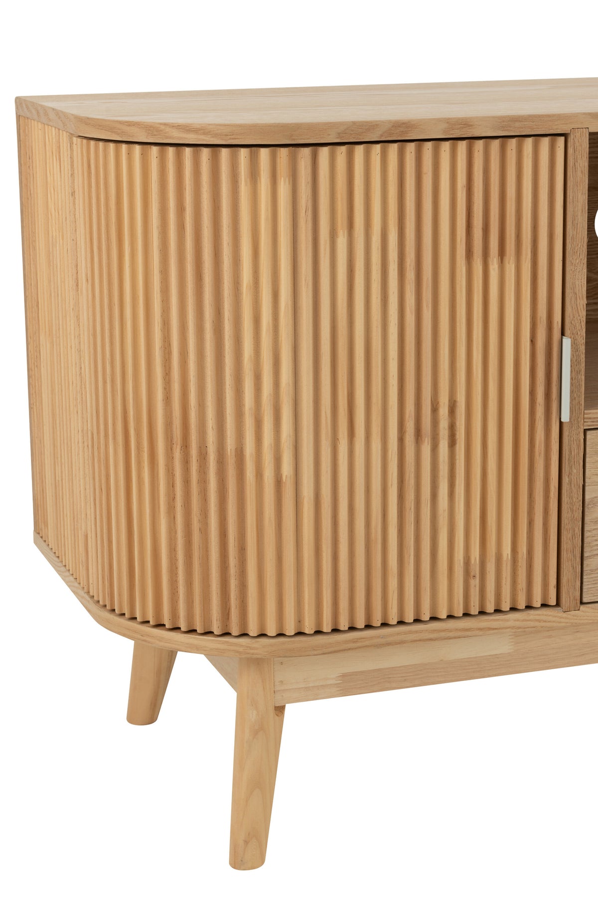 Kleiner runder Schrank natur | Helo