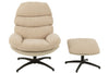 Fauteuil Relax Métal Gris et Noir | Vela