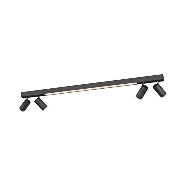 Plafonnier Pure-Lines anthracite, L 120 cm