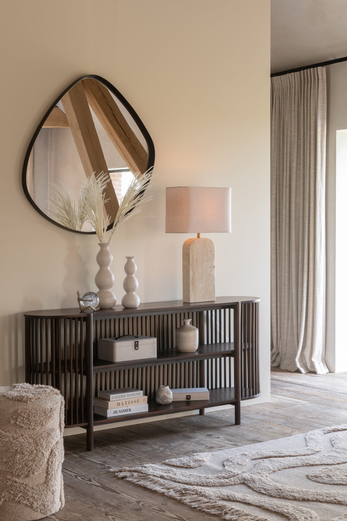 Miroir Abstrait Suspendu Grand