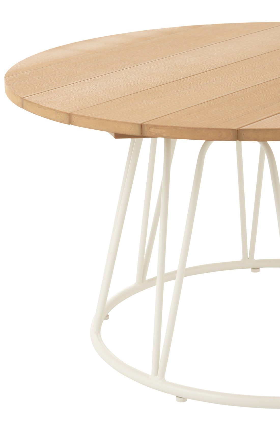 Tisch Zoa Stahl Polyethylen Weiß
