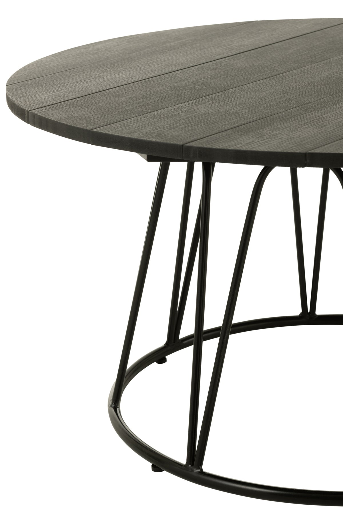 Tisch Zoa Stahl Polyethylen Schwarz