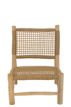 Fauteuil Vita en Teck et Plastique | Delo