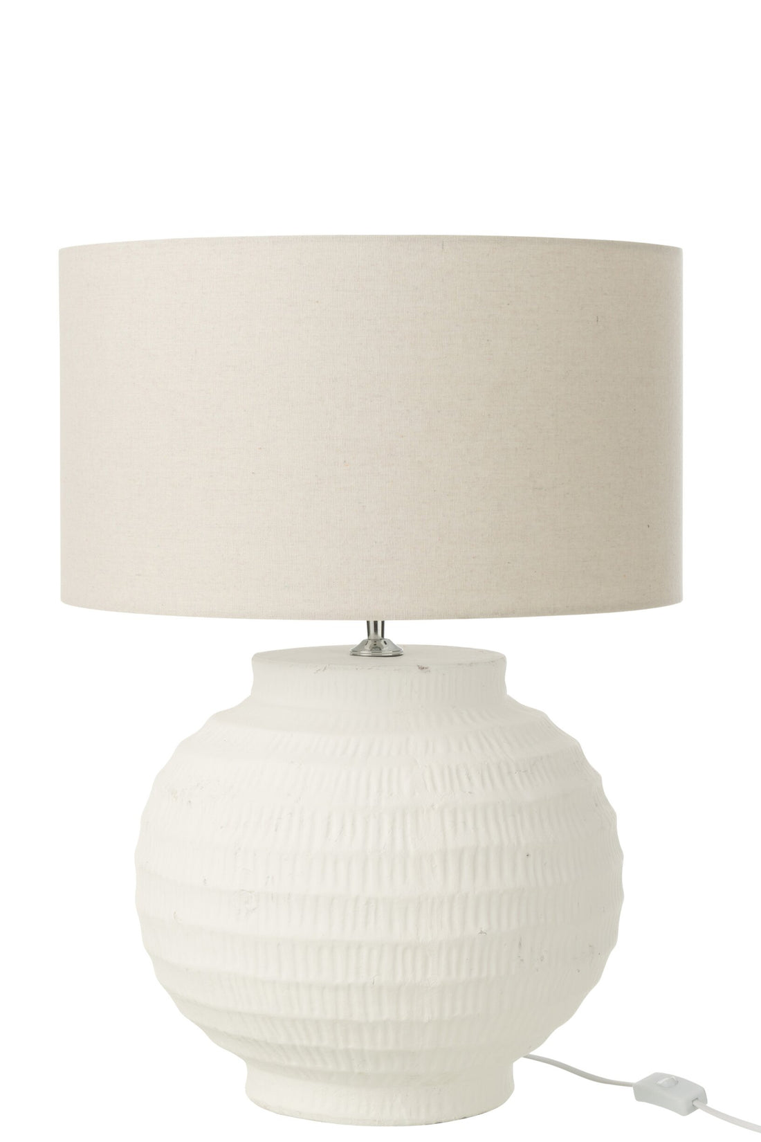 Lampe à poser en terre cuite