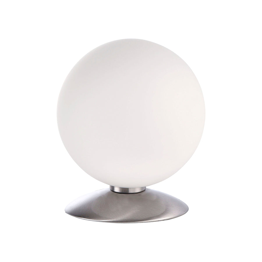 Lampe à poser Bubba acier, verre