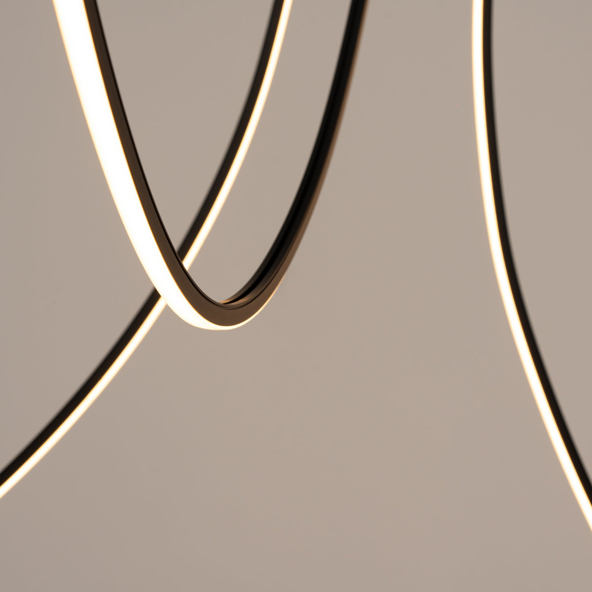 Lustre ALVAR 3 LED noires 3000K