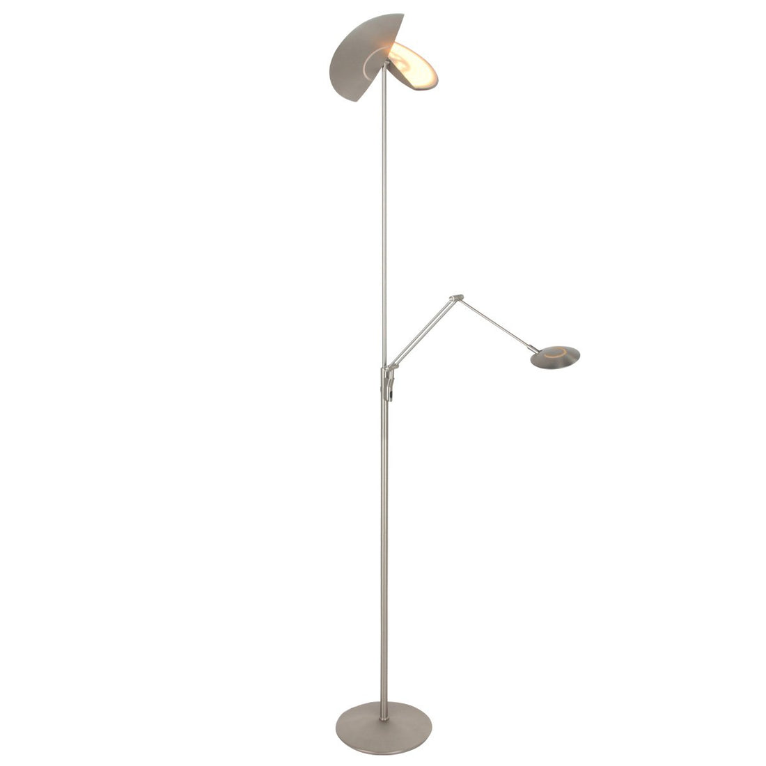 Stehlampe Zenith2 silberfarben