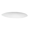 Applique murale Elegance 45 en céramique, blanc, hauteur 5 cm