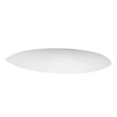 Applique murale Elegance 45 en céramique, blanc, hauteur 5 cm