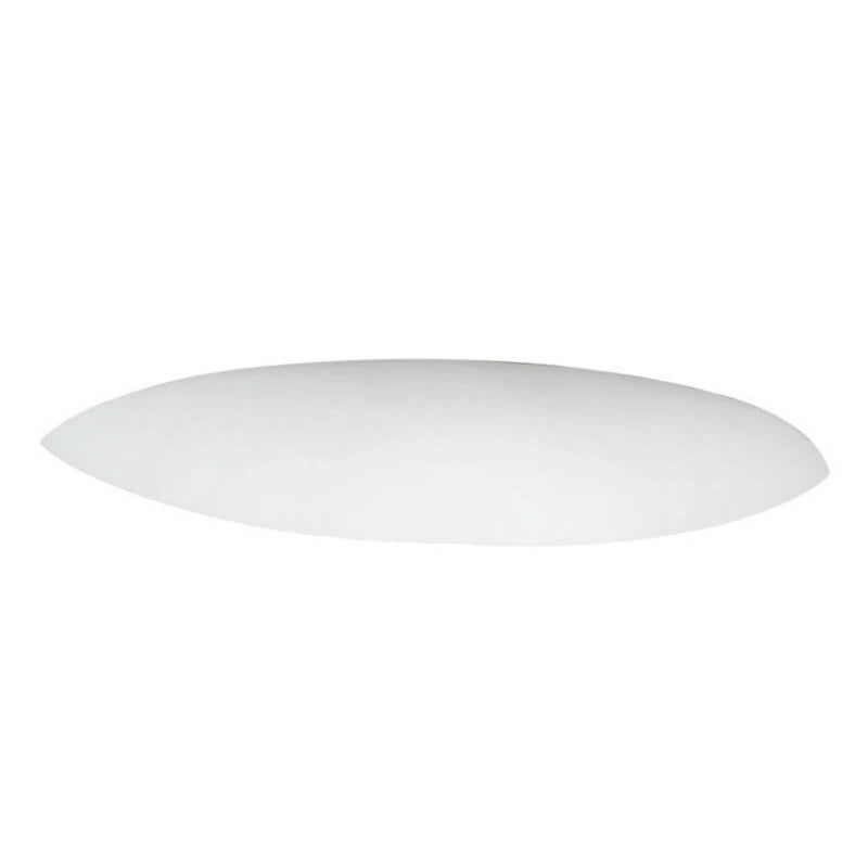 Applique murale Elegance 45 en céramique, blanc, hauteur 5 cm