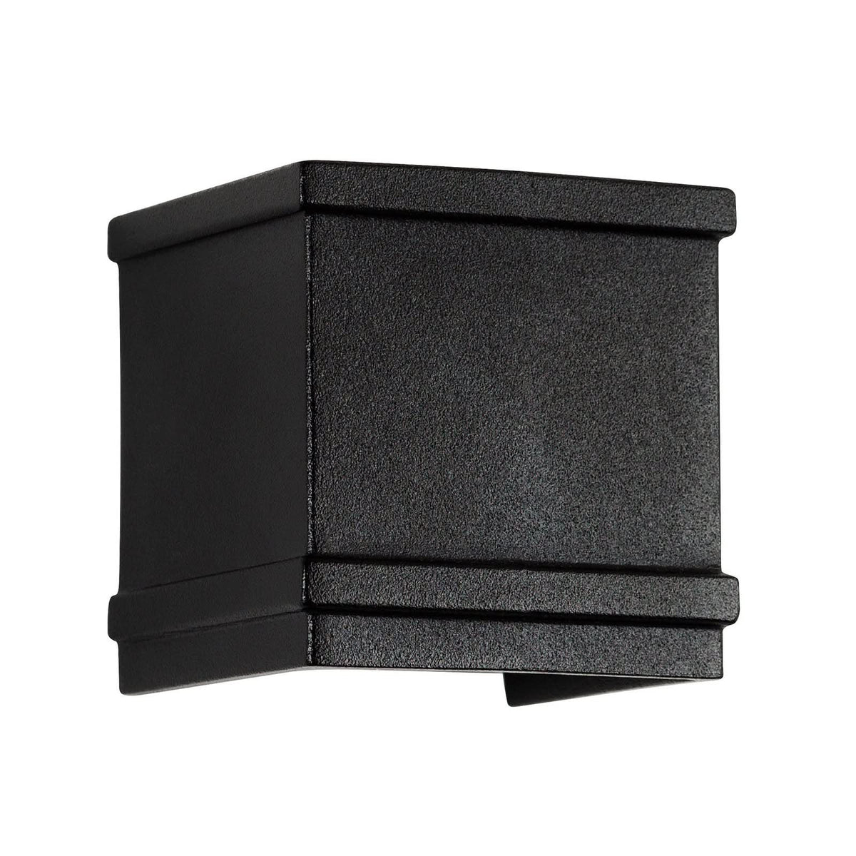 Applique d'extérieur Borgo en aluminium, noir, hauteur 9 cm, IP44