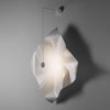 Applique murale LED Crash en acier, blanc, hauteur 75 cm