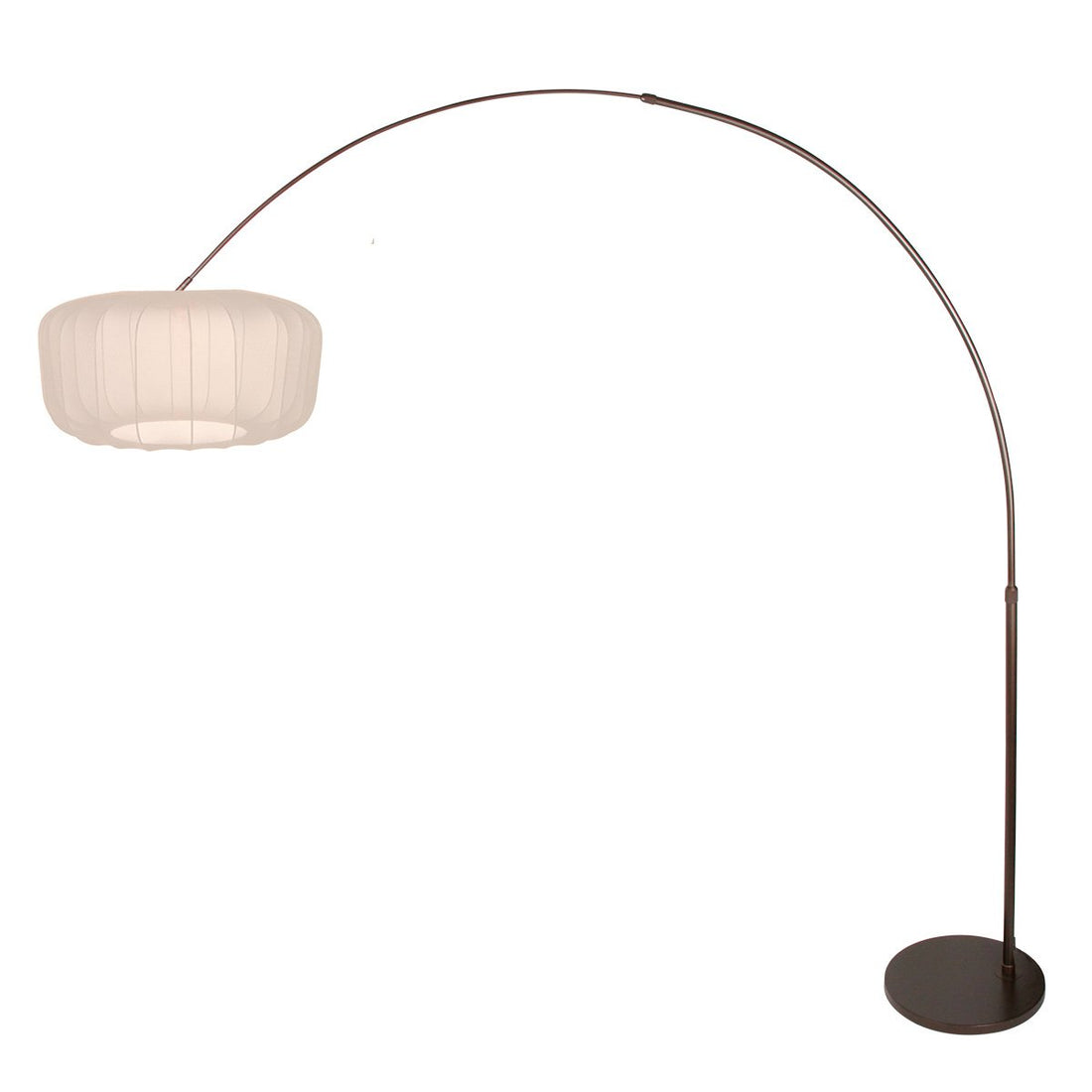 Stehlampe Vella-Lino cremefarben