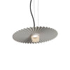 Suspension d'extérieur LED Gonzaga en aluminium, blanc, Ø 42 cm, IP65