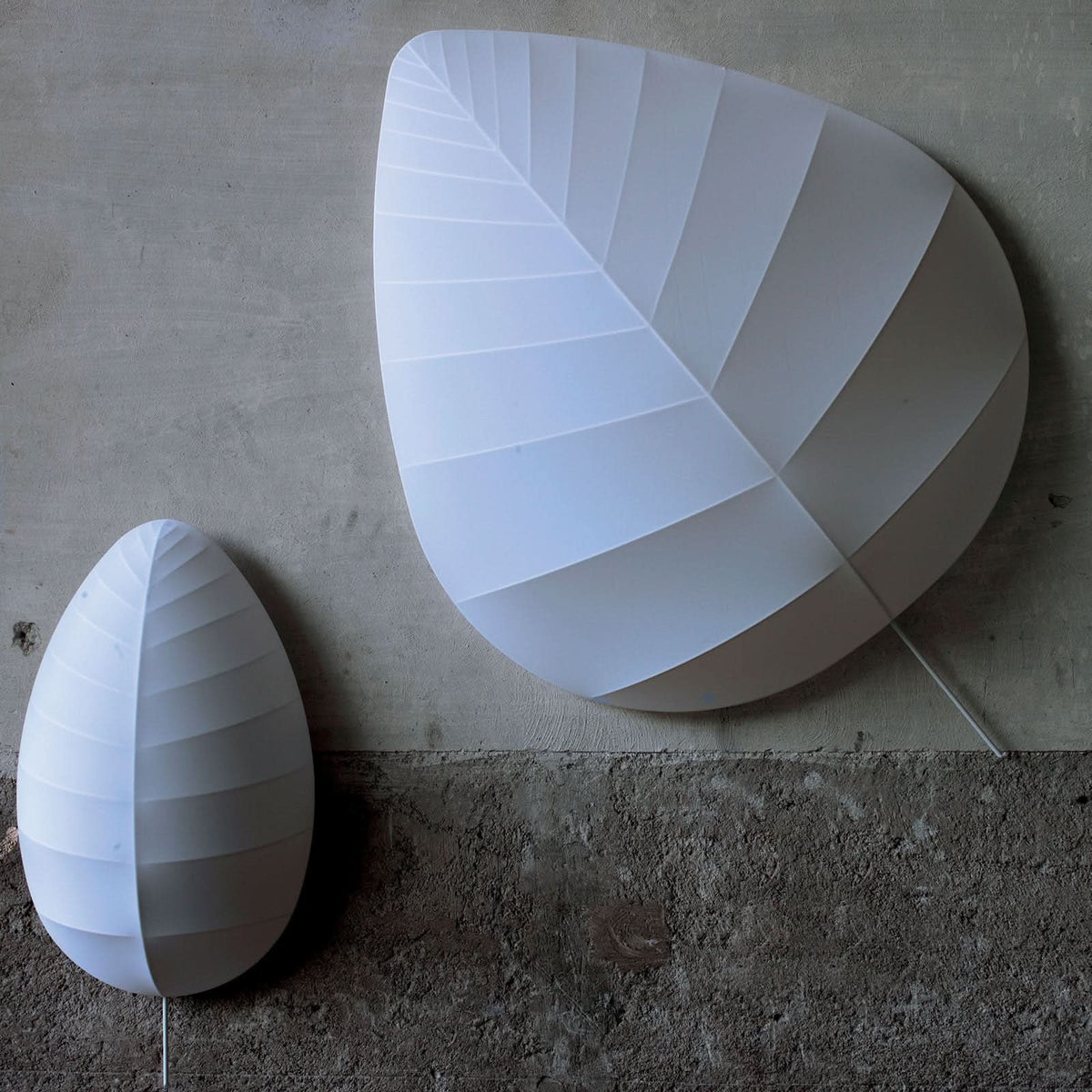 Applique murale Adamo en acier, blanc, 2 lumières, hauteur 72 cm