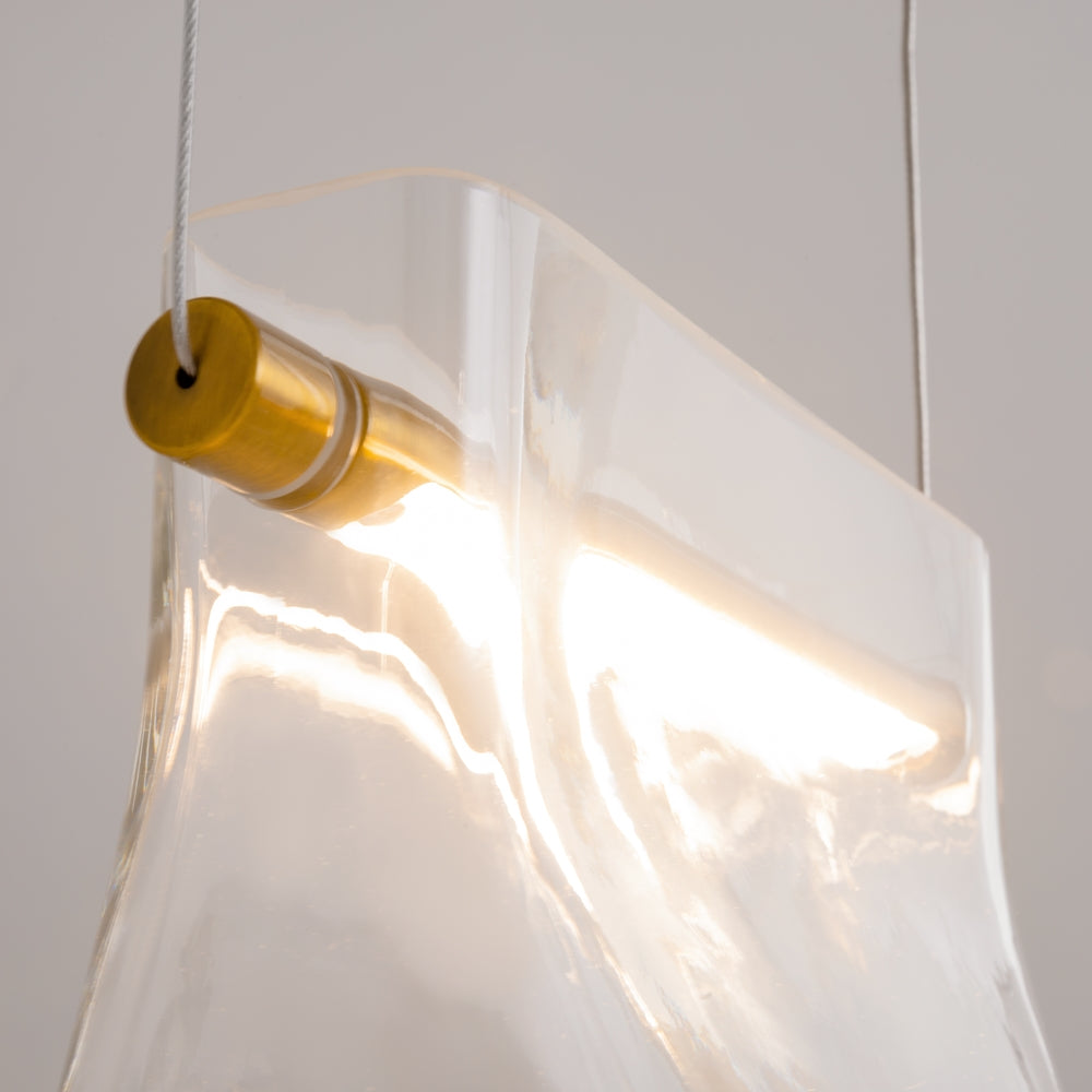 Cabaret Suspension luminaire doré